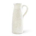 White Ceramic Crackled Pitcher