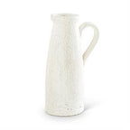White Ceramic Crackled Pitcher