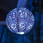 12 Inch Boho Solar Lantern