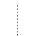 Gold Heart Rain Chain
