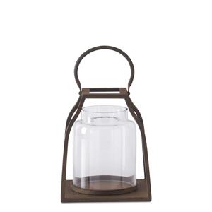Bronze Metal Trapezoid Lantern