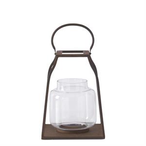 Bronze Metal Trapezoid Lantern