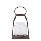 Bronze Metal Trapezoid Lantern