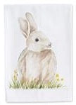 Assorted Bunny Handpainted Cotton Guest Towels