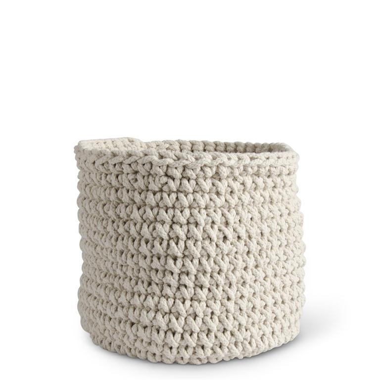 Cream Woven Rope Baskets