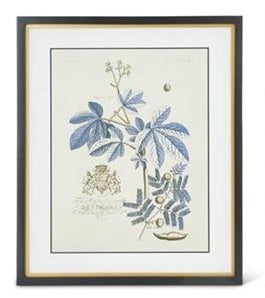 Assorted 23.75 Inch Black & Gold Framed Blue Arbor Prints