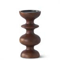 Dark Mango Wood Candleholder