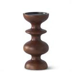Dark Mango Wood Candleholder