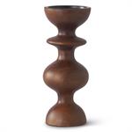 Dark Mango Wood Candleholder