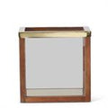 Wood And Glass Rectangular Lantern