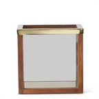 Wood And Glass Rectangular Lantern