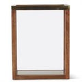 Wood And Glass Rectangular Lantern
