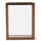Wood And Glass Rectangular Lantern
