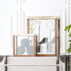 Wood And Glass Rectangular Lantern
