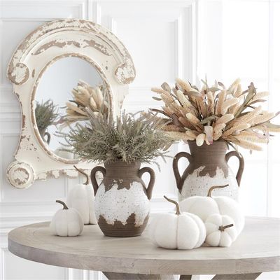 18 Inch Cream Rice Bush