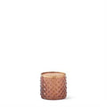 Brown Dot Embossed Containers With Gold