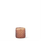 Brown Dot Embossed Containers With Gold