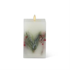 Luminara Berry And Pine Square Candle
