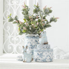 30 Inch Pink Grape Hyacinth With Flocked Stem & Leaves
