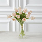 13 Inch Light Peach Parrot Tulip Bundle
