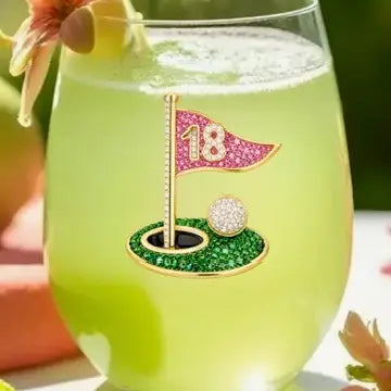 Jeweled Stemless Wine Glass