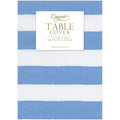 Caspari Cafe Stripe Paper Linen Table Cover