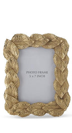 Gold Leaf Metal Frame
