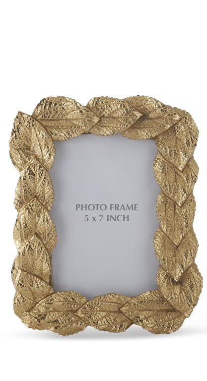 Gold Leaf Metal Frame