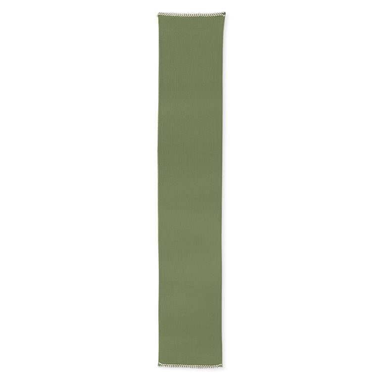 72 Inch Green Woven Table Runner