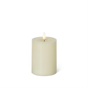 LED Cream 3 In Wide On/off Touch Candle