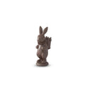 6.25 Inch Resin Chocolate Easter Bunny - Basket on Back
