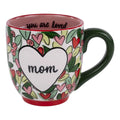 Mom Hearts And Flowers Mug