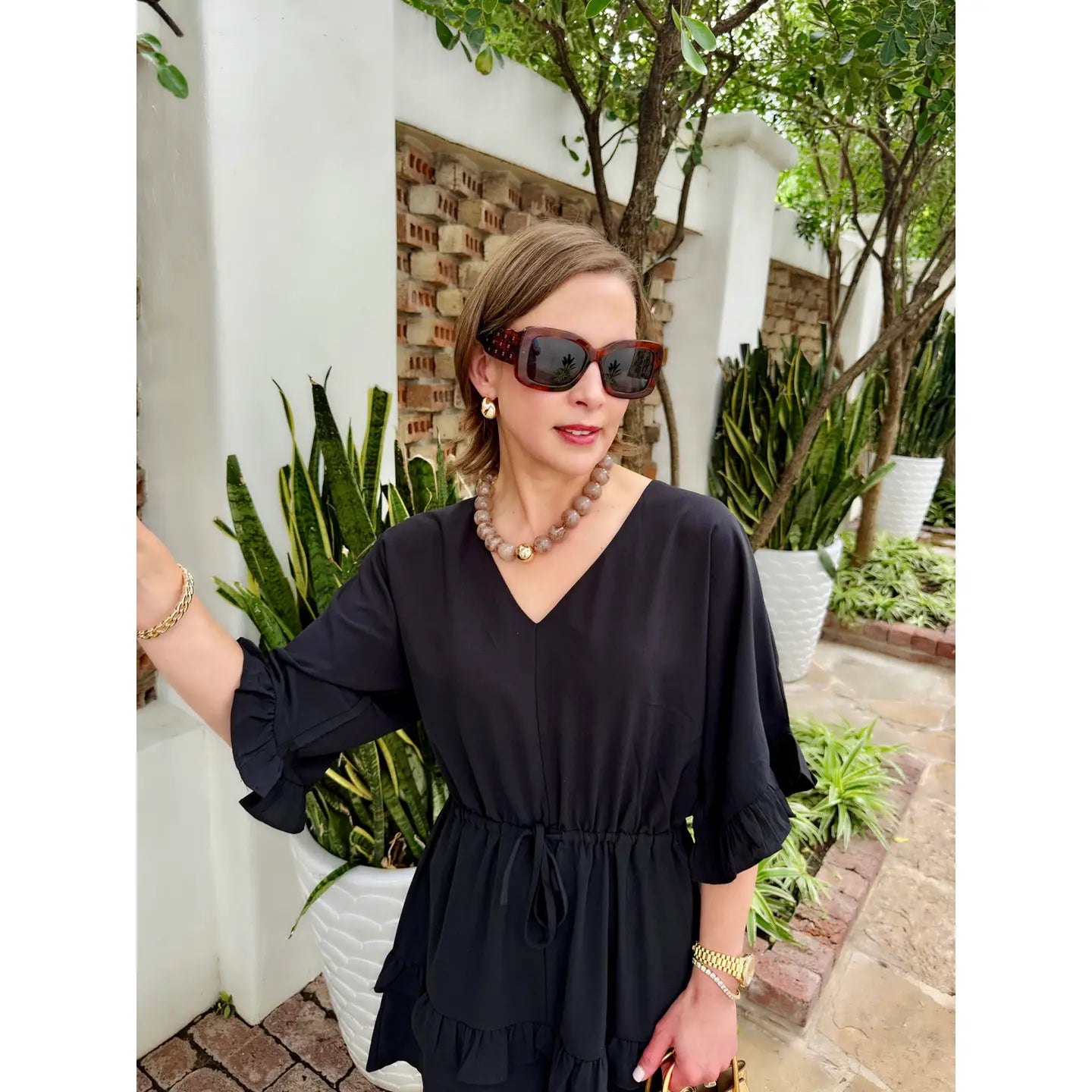 Marjorie Fall Beaded Necklace