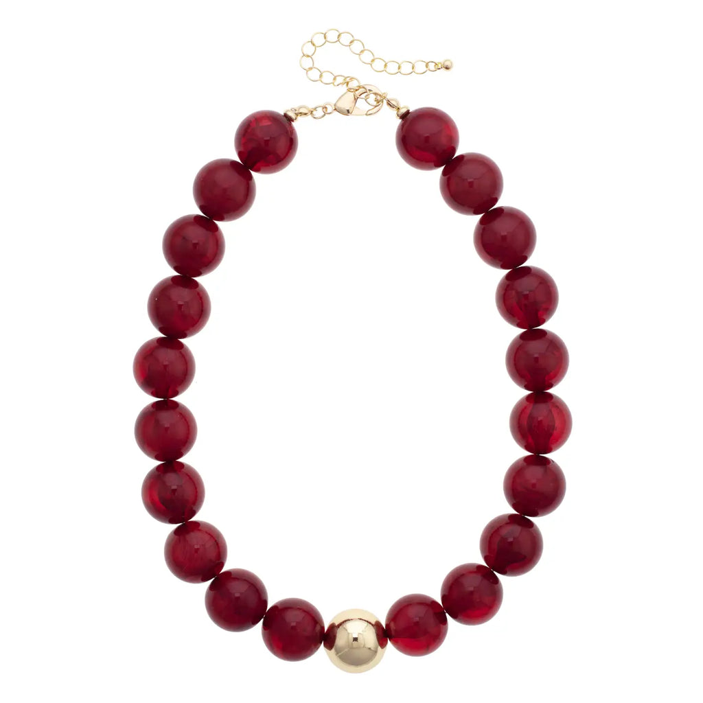 Marjorie Fall Beaded Necklace