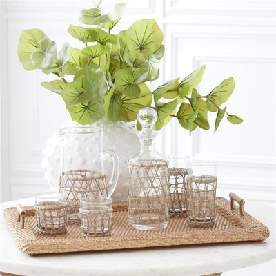 28 Inch Green Leaf Spray