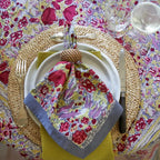 Jardin Red And Grey Napkin