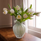 Glass Vento Large Vase (Pistachio)