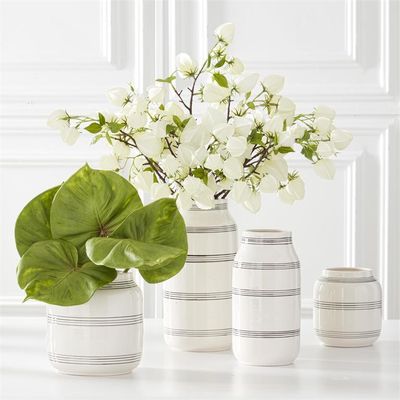 32 Inch White Chinese Lantern Spray