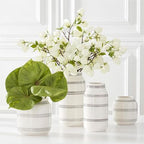 32 Inch White Chinese Lantern Spray