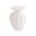 Glass Vento Medium Vase (Cream)