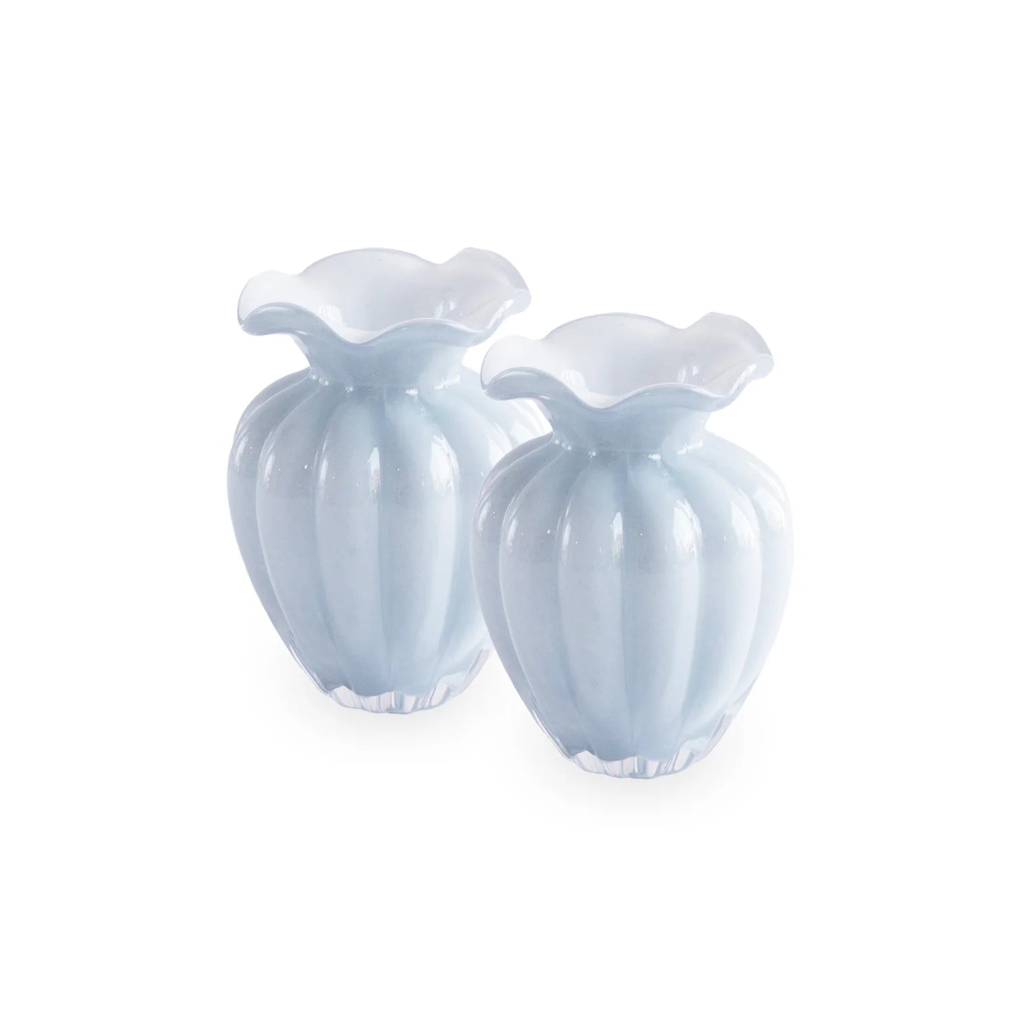 Glass Vento Small Vase (Periwinkle)