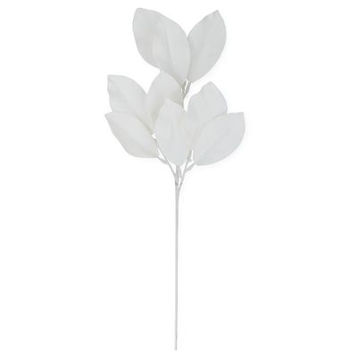 34 Inch White Magnolia Spray