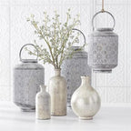 35 Inch Powdered Green Eucalyptus Pod Stem