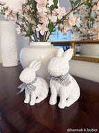 Wicker Resin Bunny