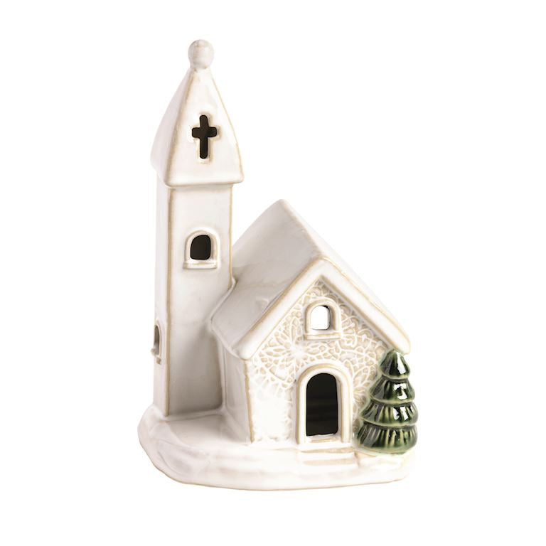 Ceramic Church Shelf Sitters