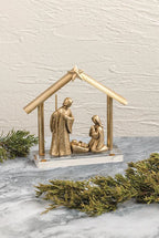 Acrylic Base Gold Nativity