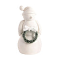 White Ceramic Snowman