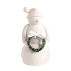 White Ceramic Snowman