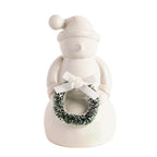 White Ceramic Snowman