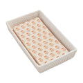 Woven Stoneware Guest Towel And Caddy Set